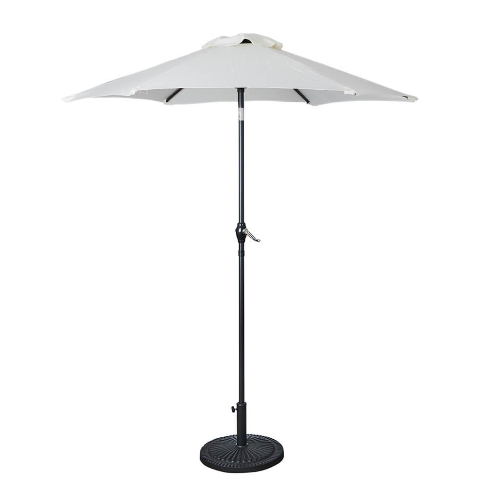 Click to view product details and reviews for 2m Garden Parasol With Crank Tilt Function Parasol With Crank Tilt Function 2m Grey Including Cover.